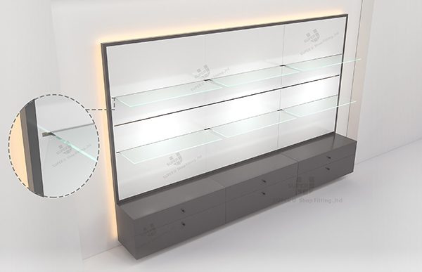 Retail Store Lady Wood And Glass Showcase Bag Display Cabinet - Image 2