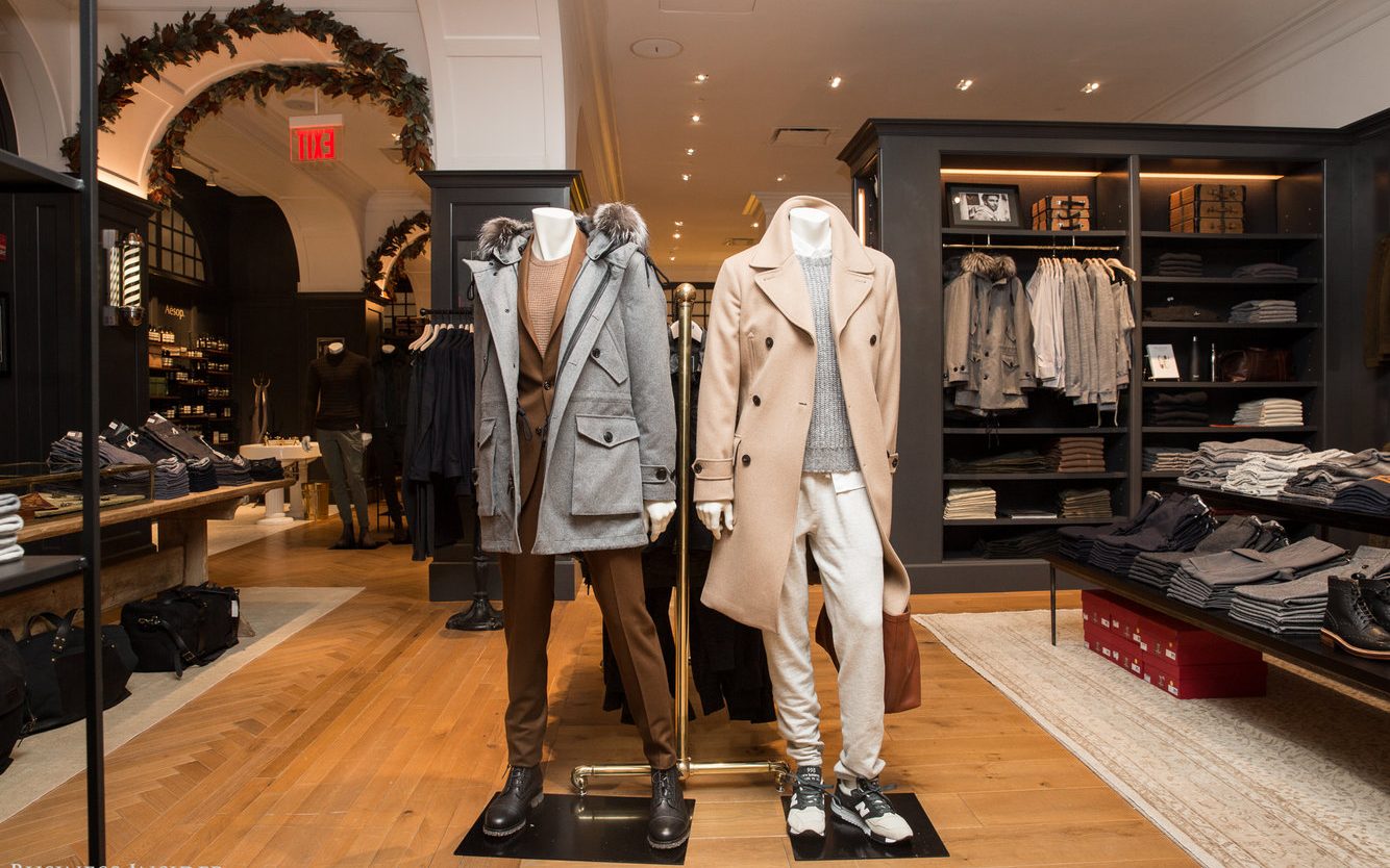 Men's Apparel Fashion Stores Interior Design - Boutique Store Design