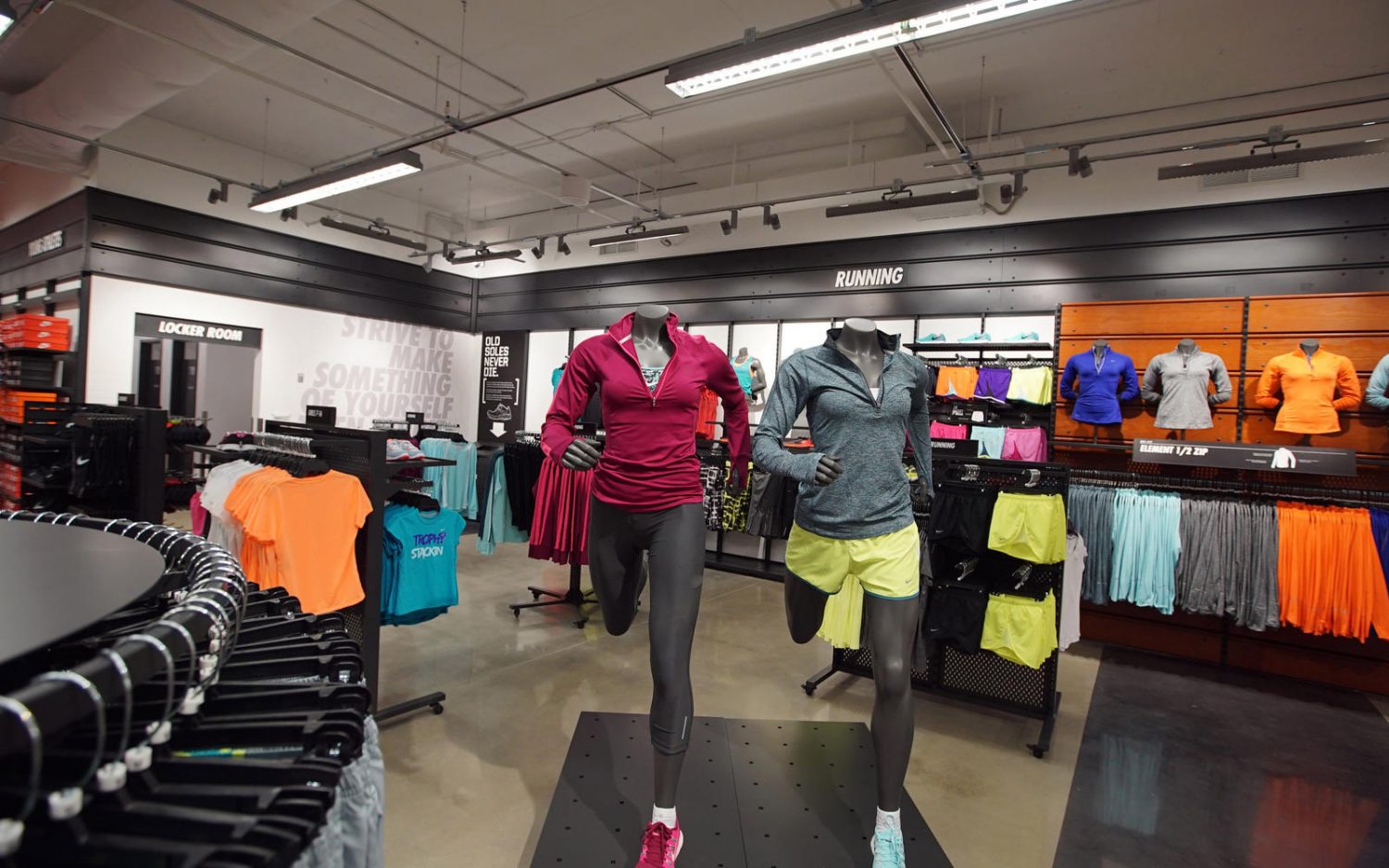 Sports Apparel Shop Fashion Clothes Store Furniture ... Sports Apparel Shop