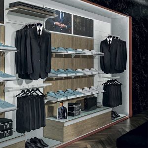 Store Showroom Clothing Racks Display Fixtures