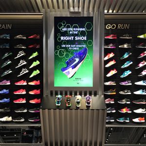 Nike Shoe Store Wall Display Racks