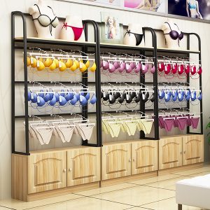 Custom Cheap Underwear Shelf Display Stand Showcase