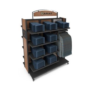 Free Standing Multifunctional Iron Men'S Jeans Display Rack