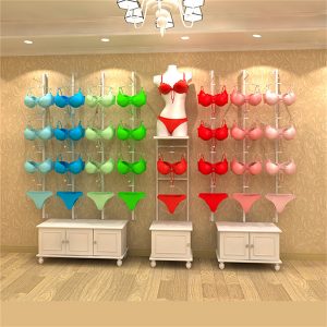 Lingerie Store Design For Underwear and Bra Display Rack