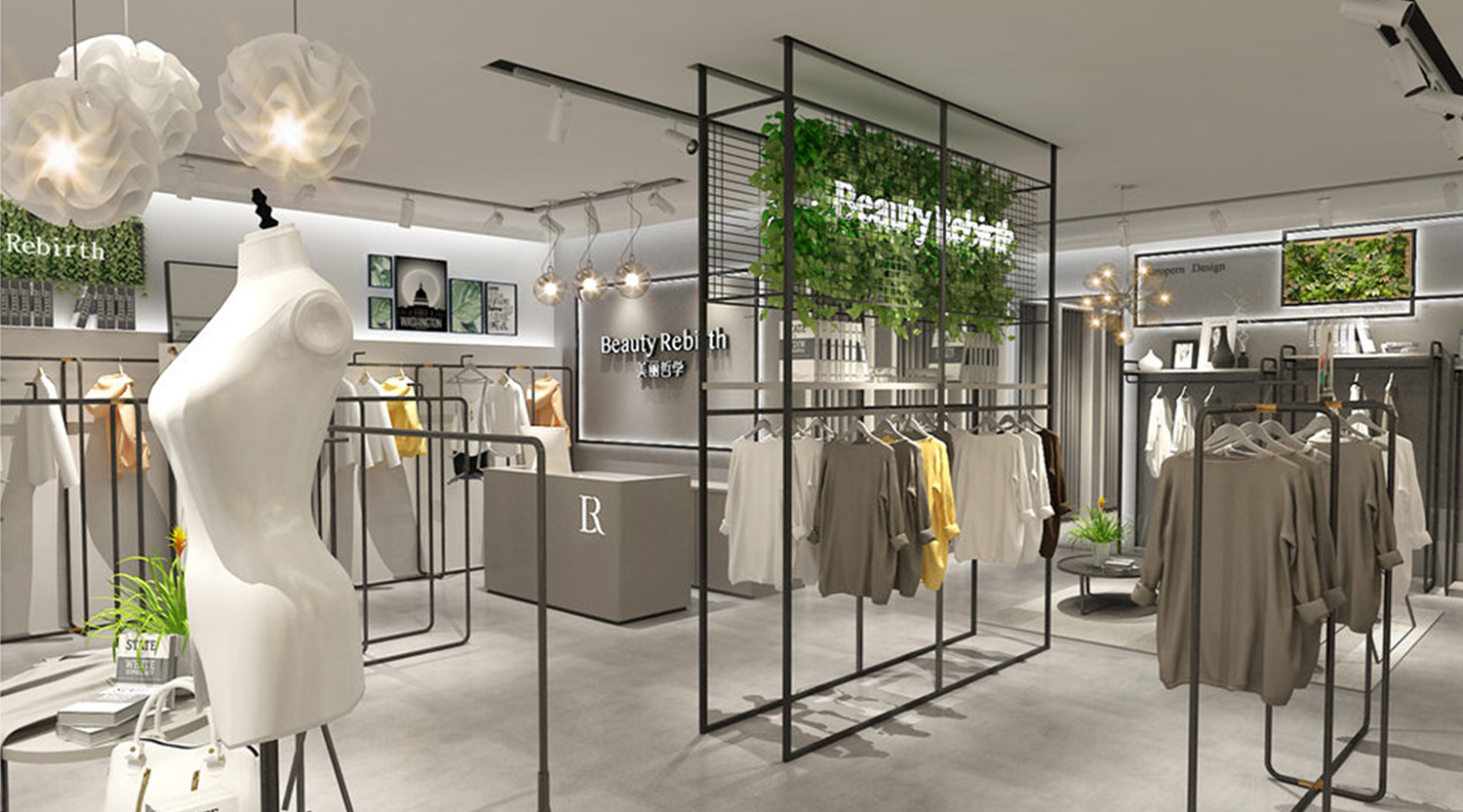 gebouw 鍔 Luchtvaartmaatschappijen Womens Fashion Garment Clothing Store Layout Plan Design - Boutique Store  Design, Retail Shop Interior Design Ideas