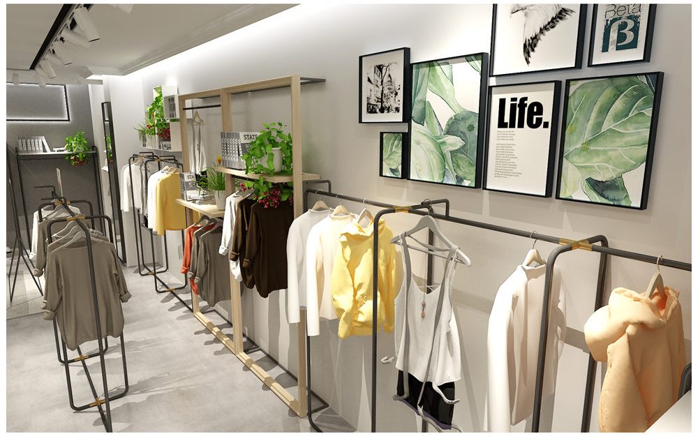Womens Fashion Garment Clothing Store Layout Plan Design - Boutique ...